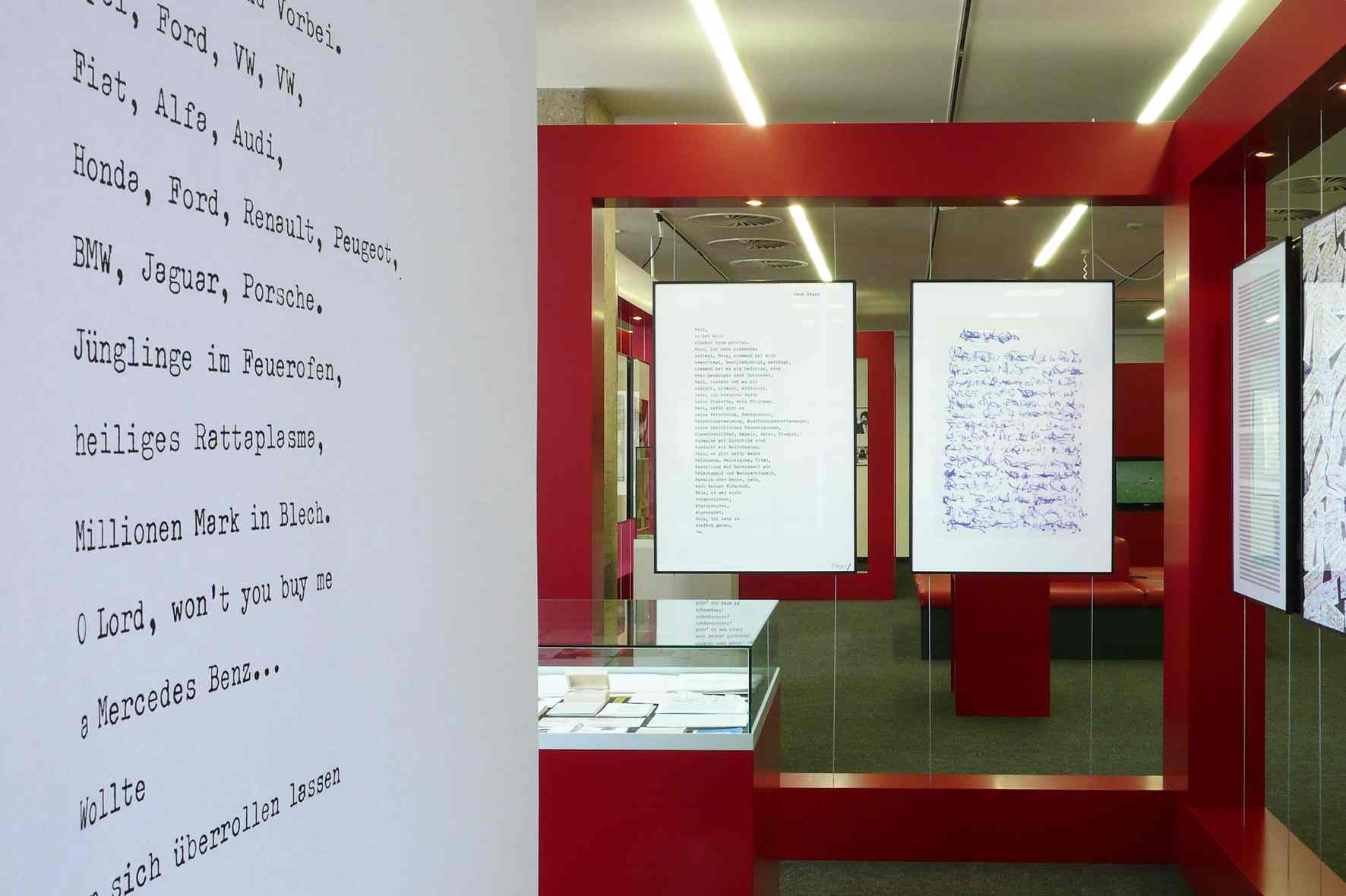 Einladung zu Führungen in der Ausstellung Jens Hagen: „Am Rand der Wörter“